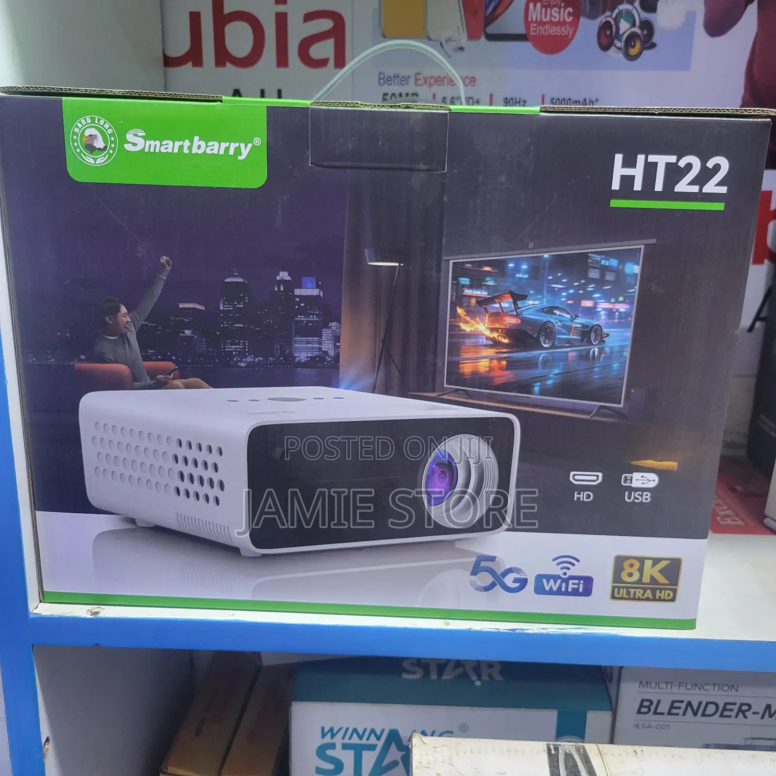 8K Ultra HD Smartbarry HT22 Projector