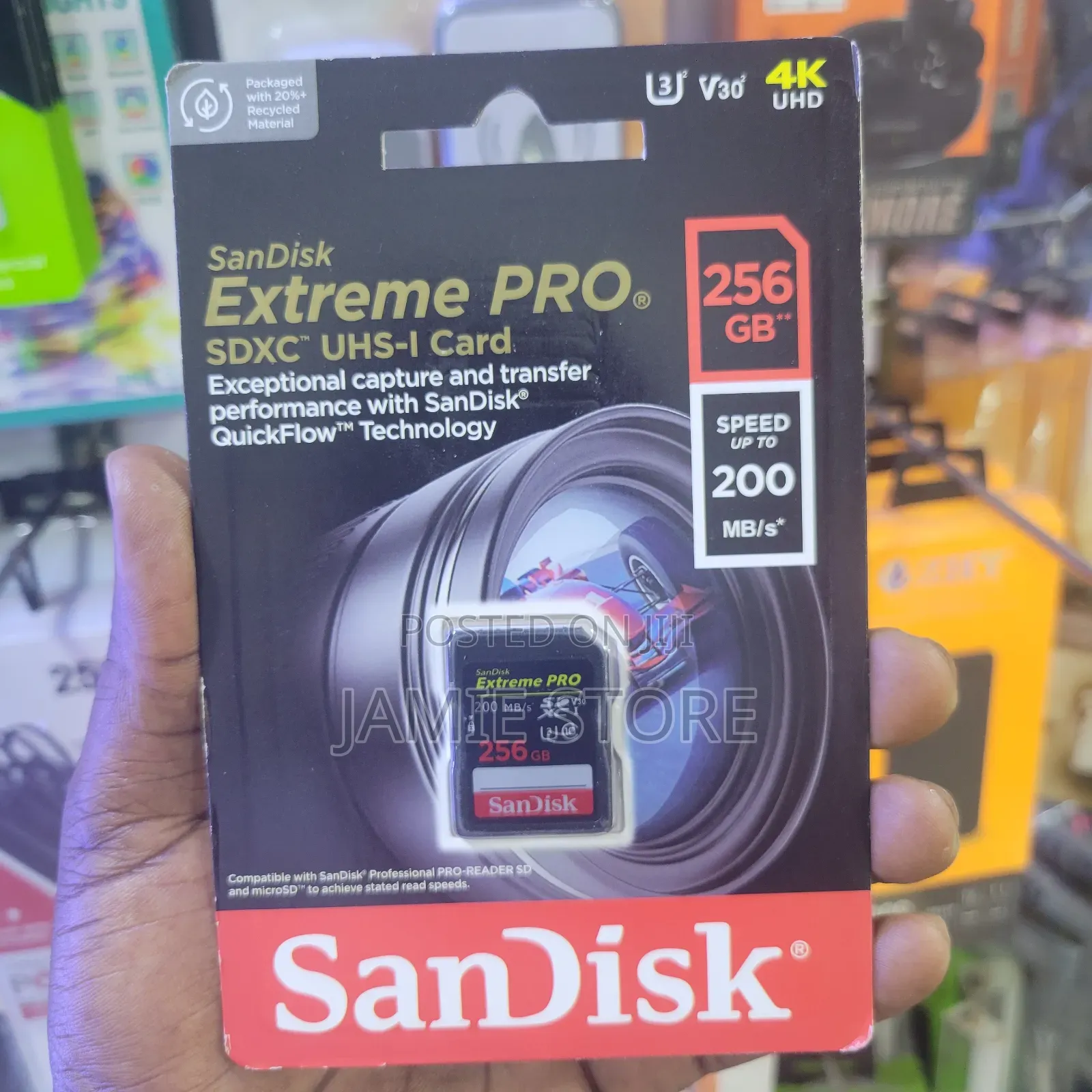 SanDisk Extreme Pro 256gb SDXC Card