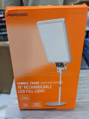 Porodo Lifestyle Cannes Frame 19" Rechargeable Led Fill Light