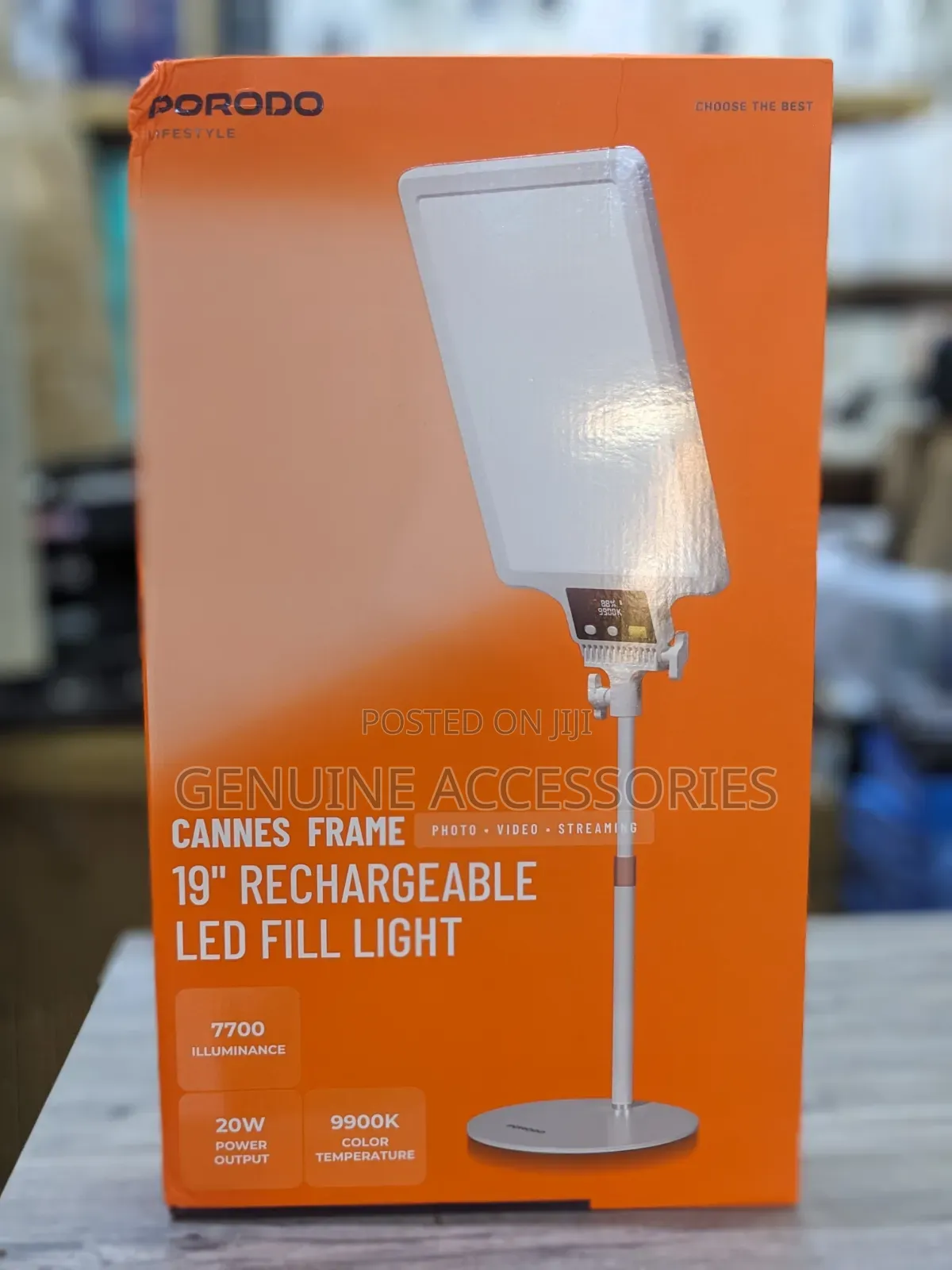 Porodo Lifestyle Cannes Frame 19" Rechargeable Led Fill Light