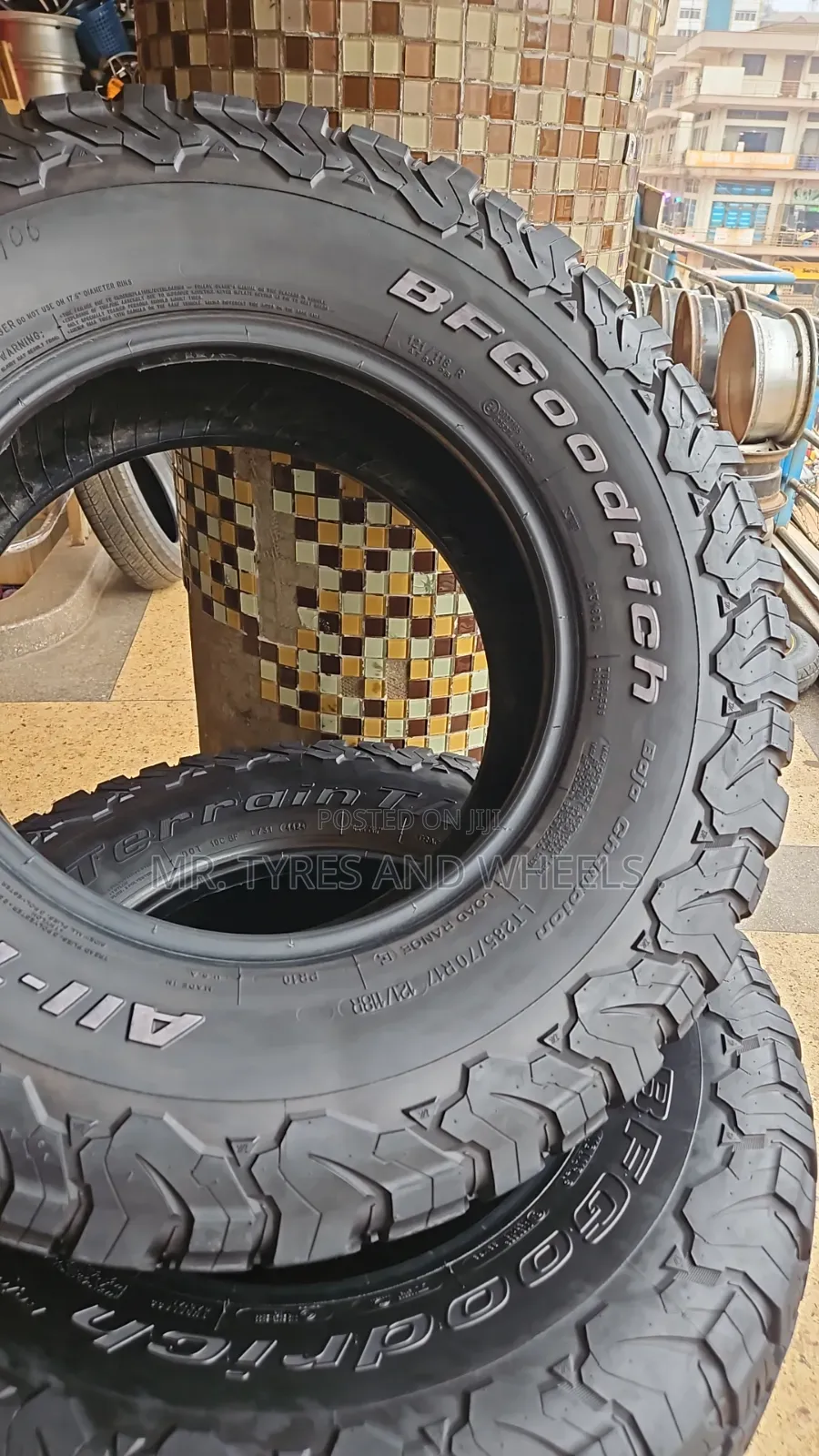 285/70r17 Bf Goodrich Used Tyres