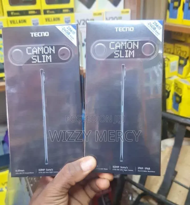 New Tecno Camon Slim 256 GB Black