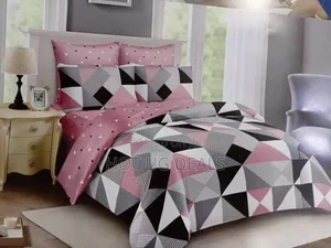 5x6 Bedding Set – 1 Duvet Cover, 1 Flat Sheet, and 2 Pillowcases