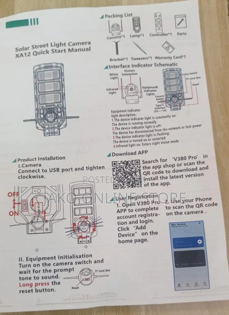 Solar Camera and Lighting