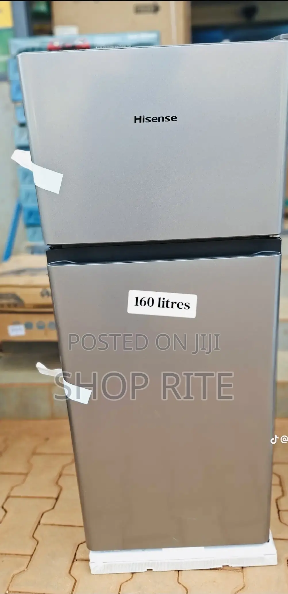 Hisense 160 Liters Double Door Refrigerator New Model