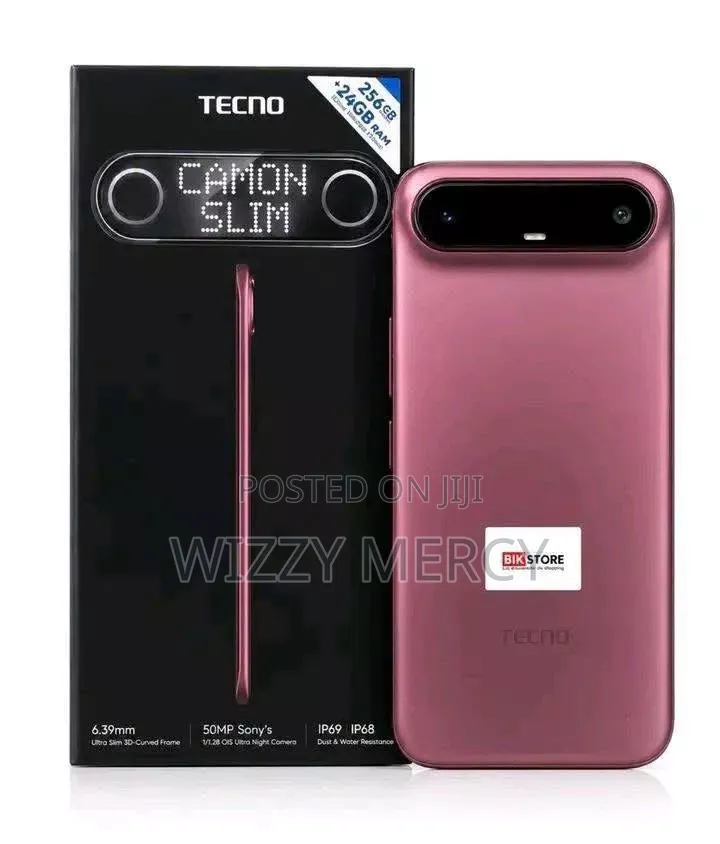 New Tecno Camon Slim 256 GB Purple