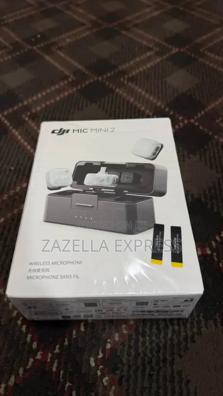 Dji Mic Mini 2 Combo, Compact Wireless Microphone System for Camera