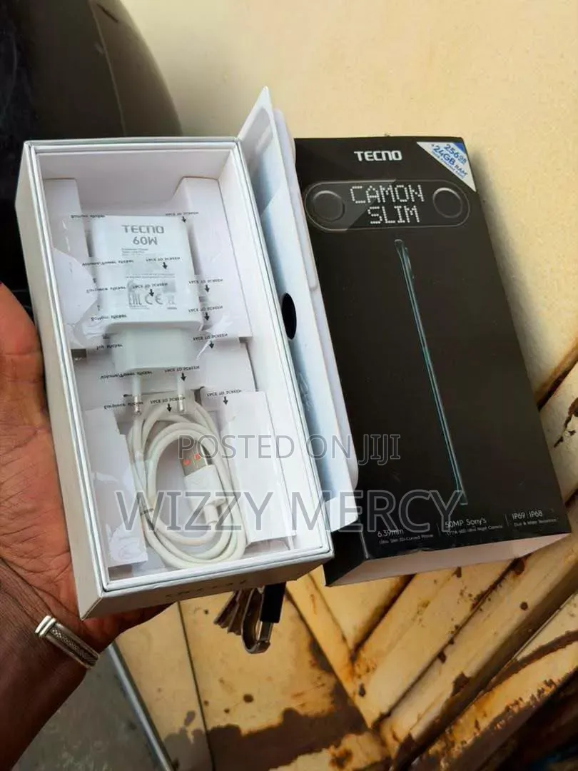 New Tecno Camon Slim 256 GB Black