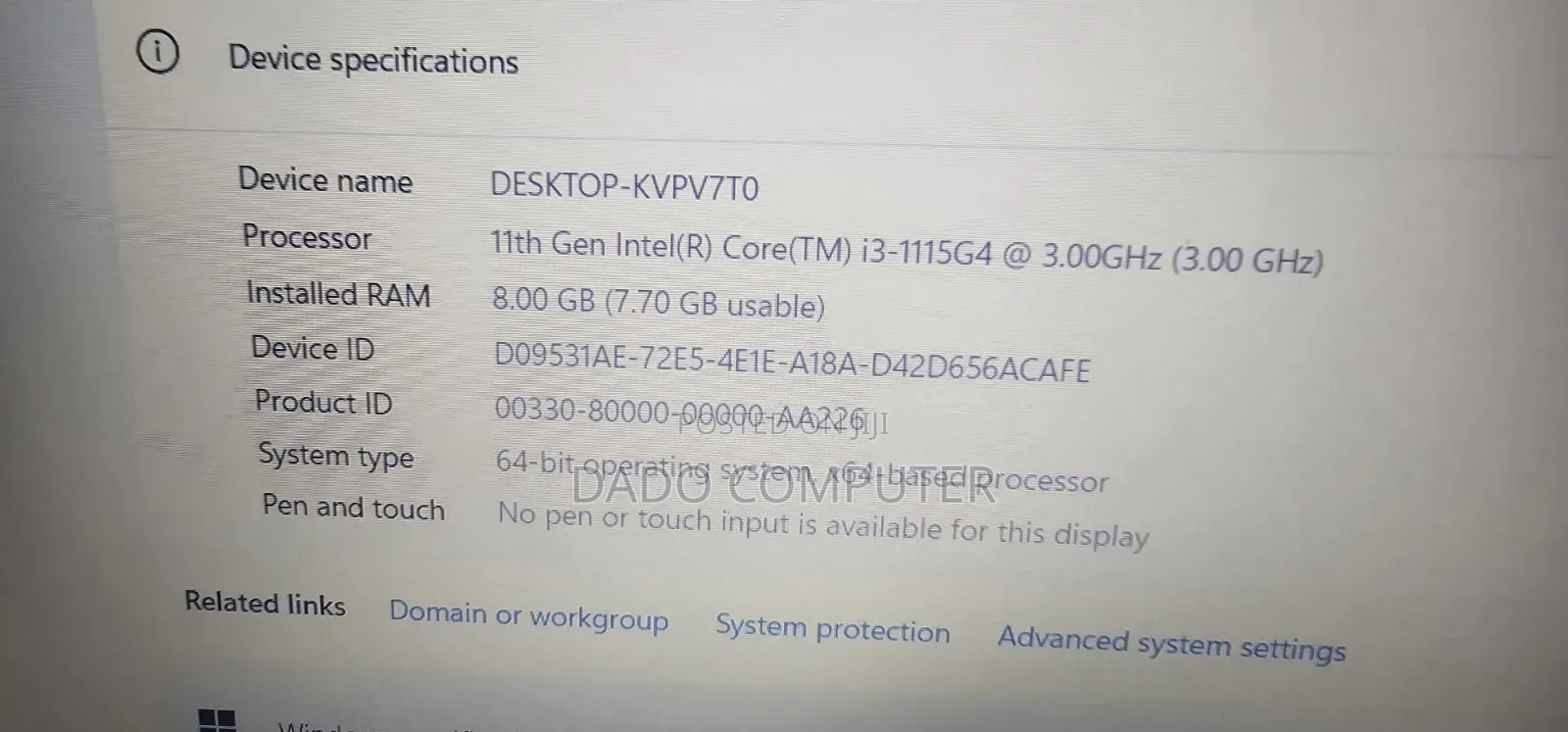 Laptop Asus Vivobook 15 8GB Intel Core i3 SSD 256GB