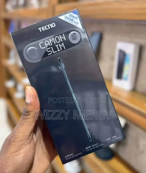 New Tecno Camon Slim 256 GB Black