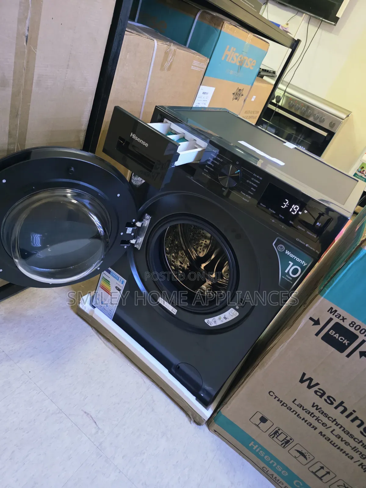 9kgs Hisense Fully Automatic Front Loader Washing Machine