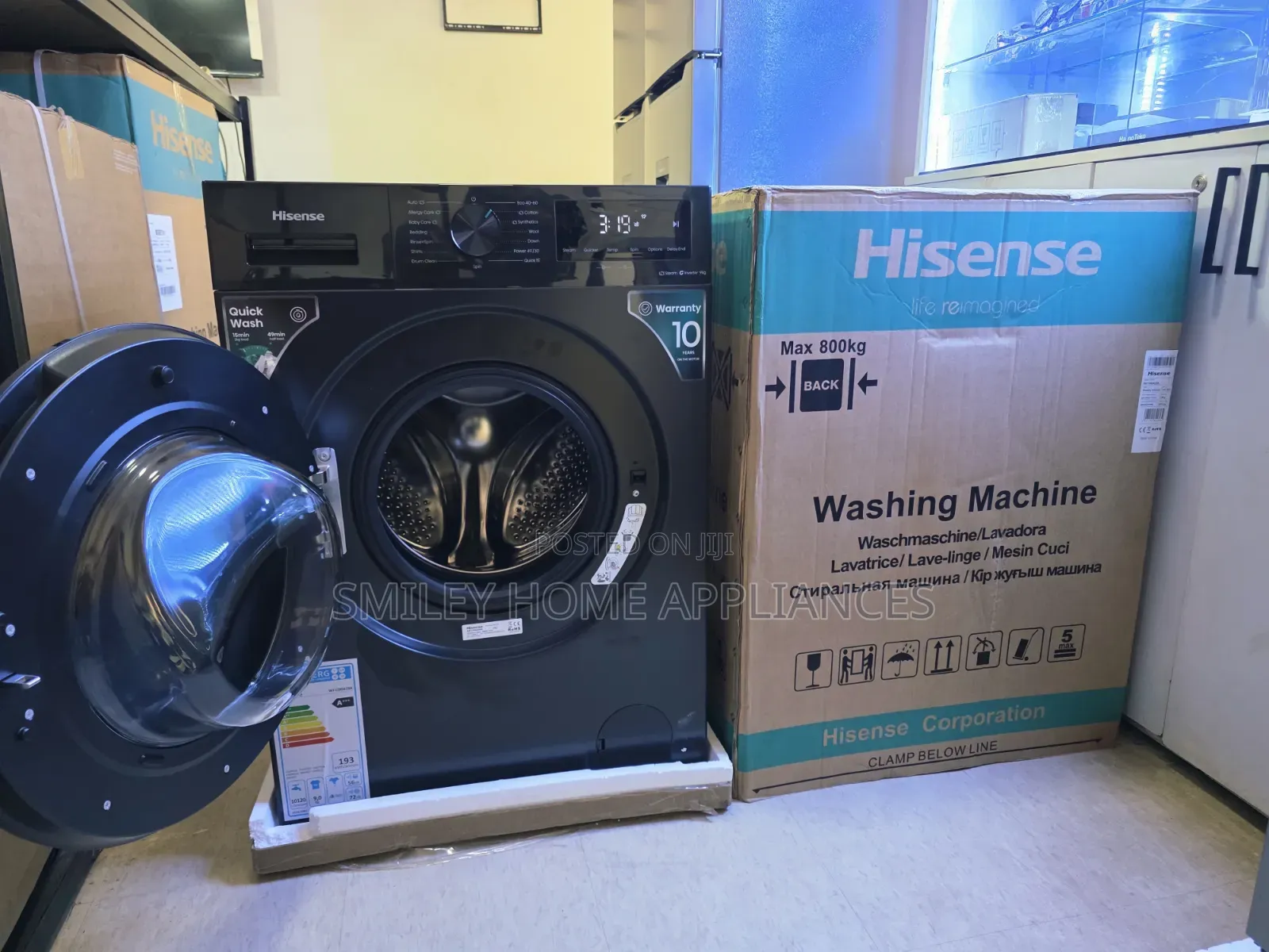 Newly Discounted Hisense 9kgs Frontloader