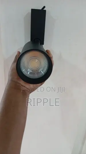 Aerbes 30W LED Track Spotlight – Adjustable 360° Black