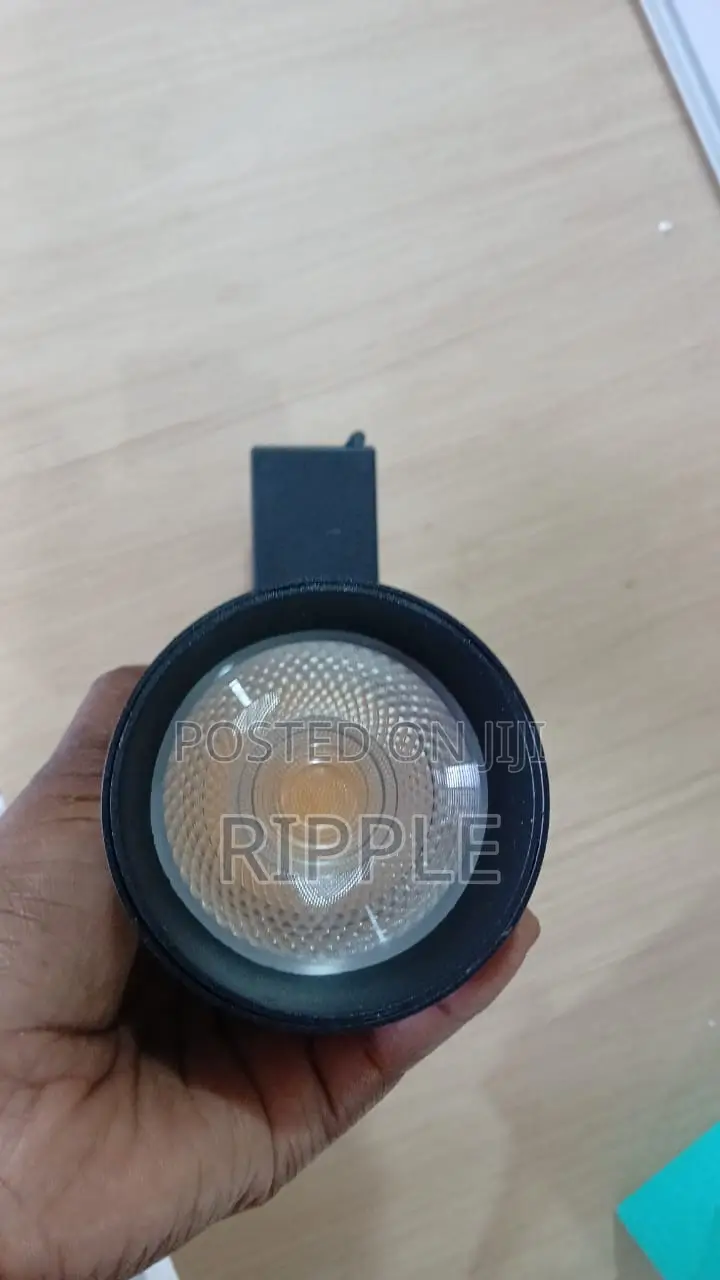 Aerbes 30W LED Track Spotlight – Adjustable 360° Black