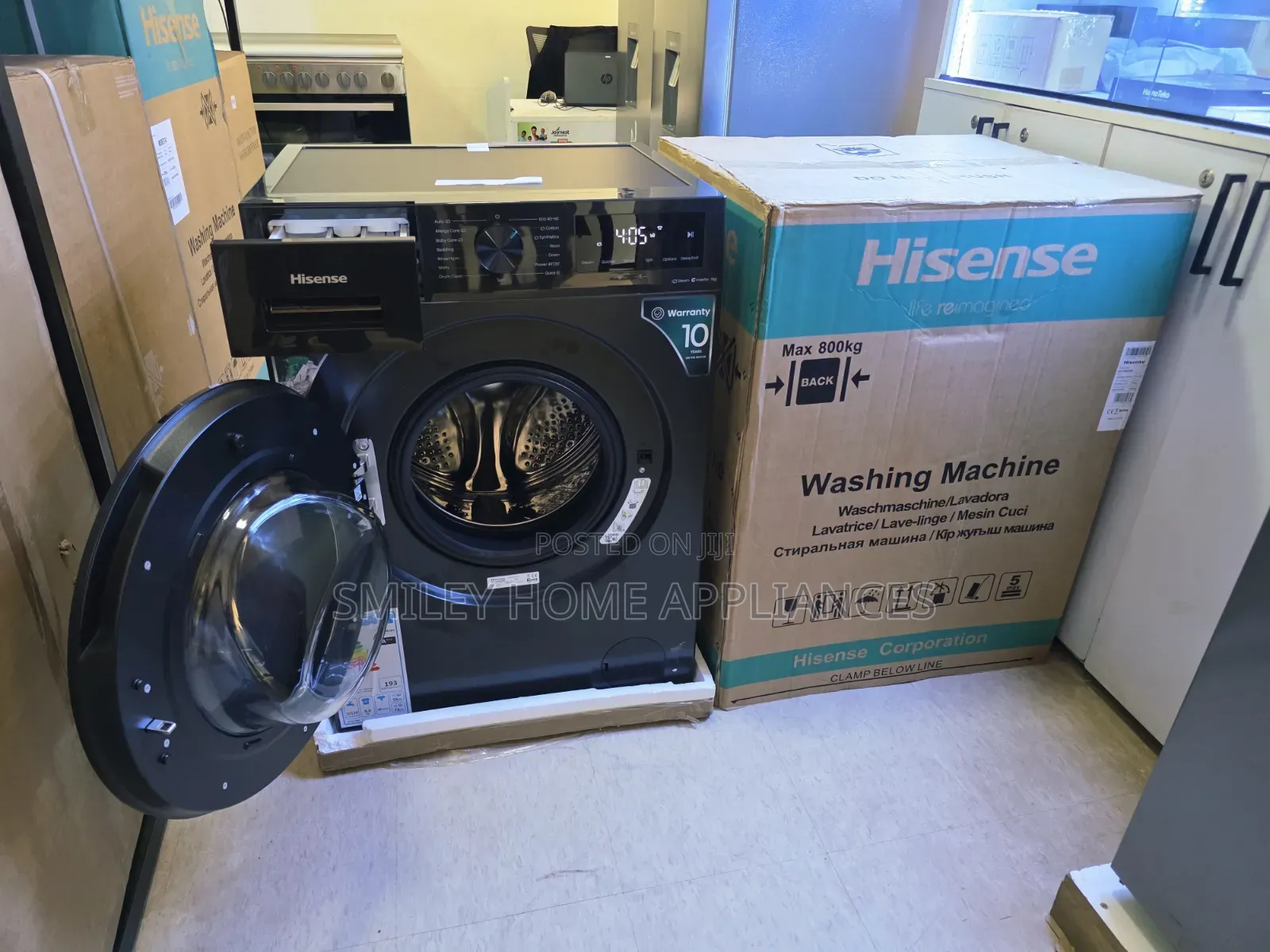 Brand New Hisense 9kgs Fully Automatic Frontloader Wash & Spin Machine