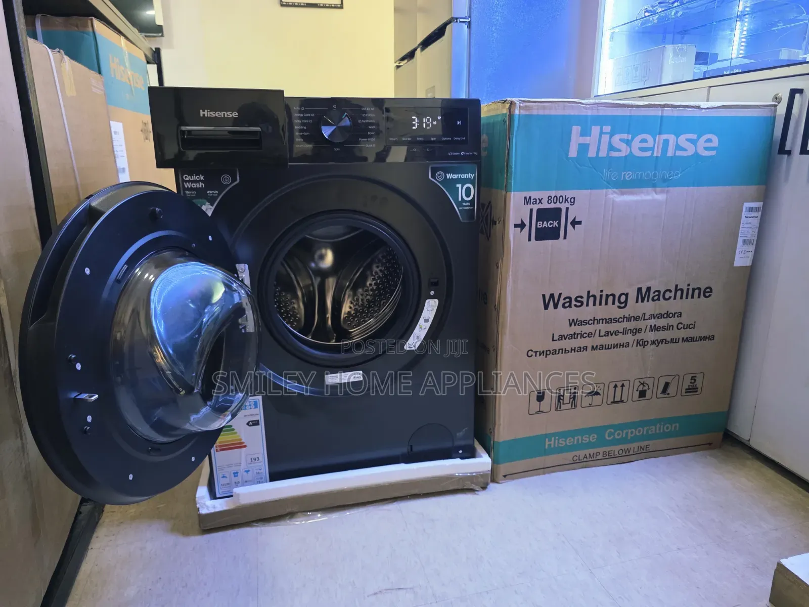2026 Brandnew Hisense 9kgs Fully Automated Frontloader Washing Machine