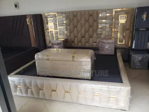 6by6 Modified Bed With Two Bedside Drawer