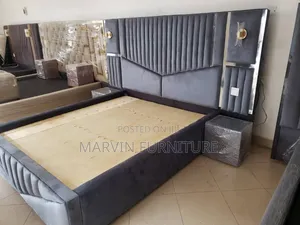 6by6 Modified Bed With Two Bedside Drawer