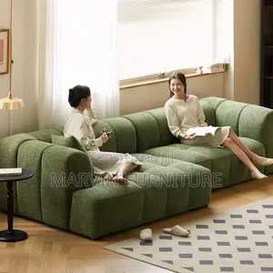 Sofa Set With Low Back and High Density Seaters