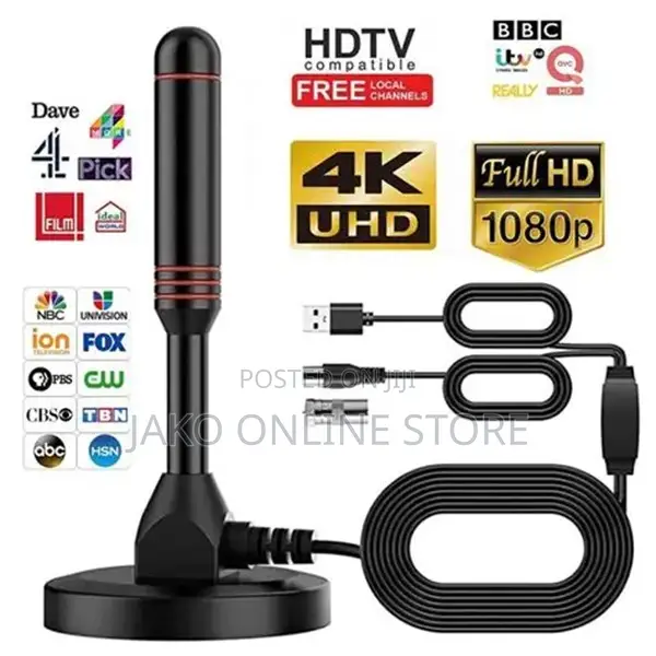 HD Digital Indoor Amplified TV Antenna (200‐mile Range, Ultra HDTV)