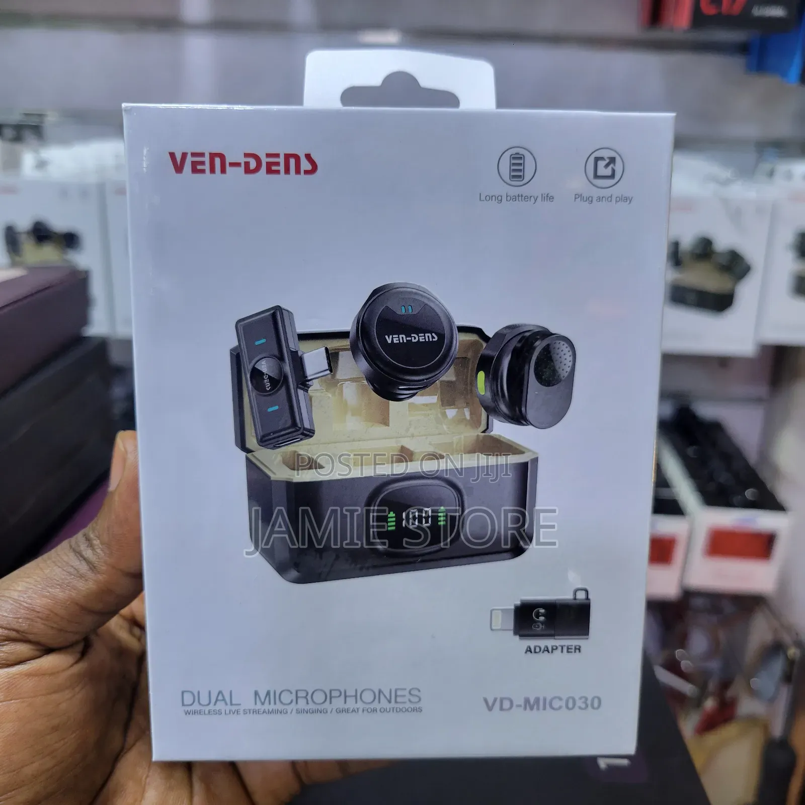 Ven Dens Dual Wireless Lavelier Microphone