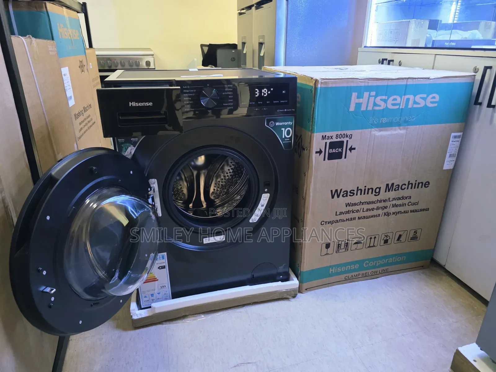 Hisense New 2026 Model Frontloader Fully Automated Washing Machine