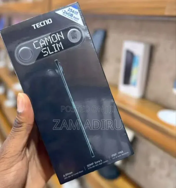 New Tecno Camon Slim 256 GB Black