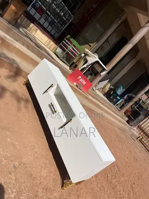 TV Stand White Line