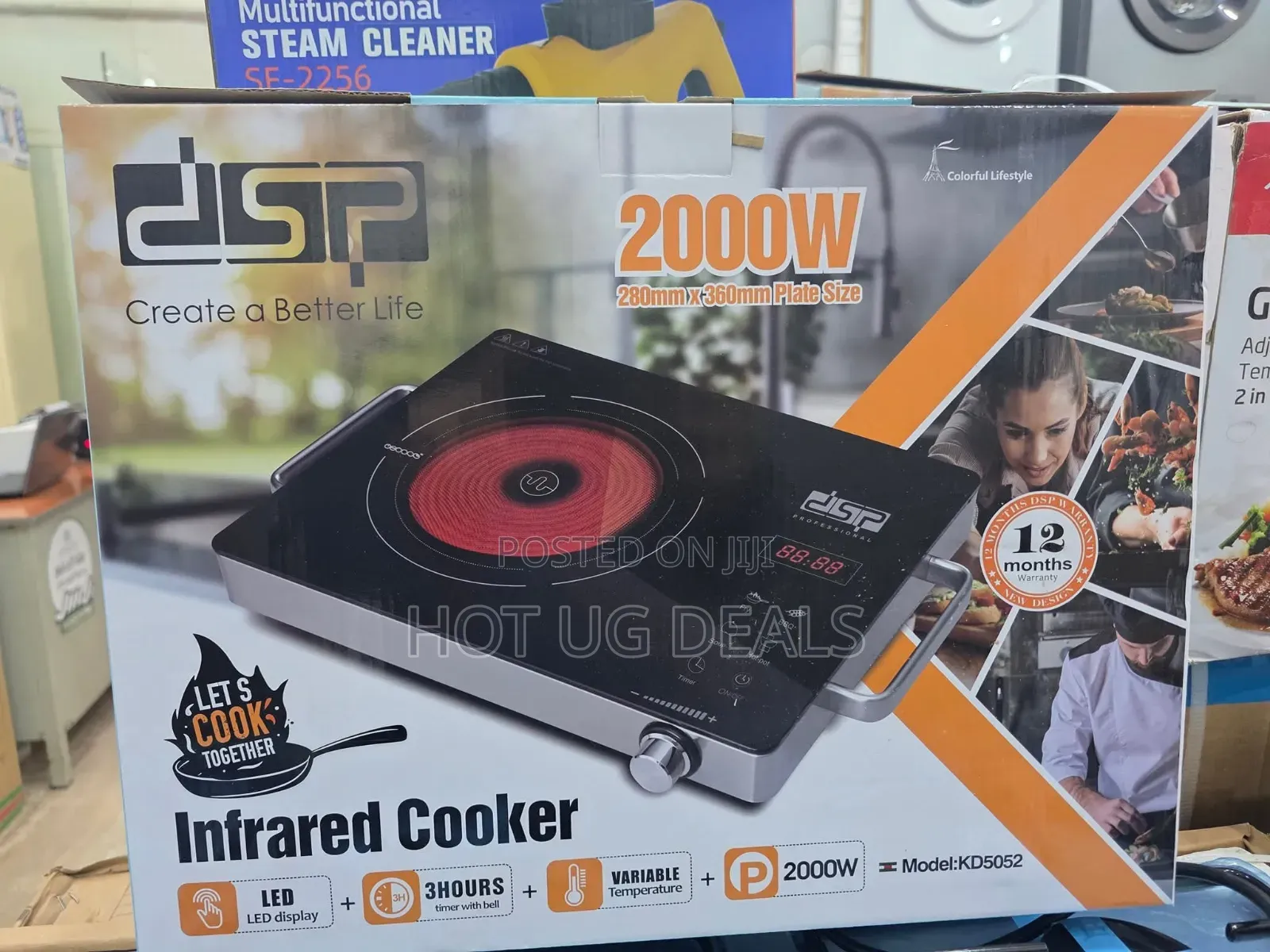 DSP 2000W Infrared Cooker | Portable Electric Countertop Stove