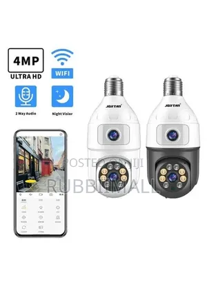 WiFi IP Smart Lights Bulb Security Camera (Jortan "Gun Ball Linkagel)