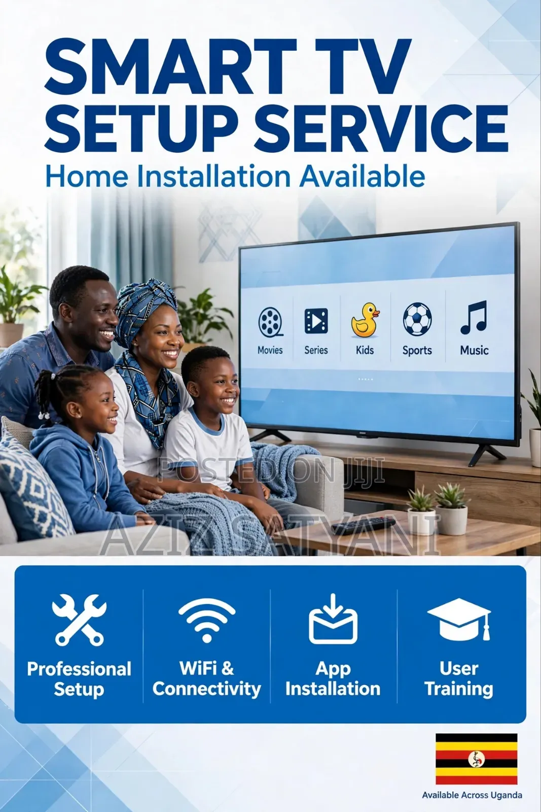 Smart TV Movies and Series Setup Service