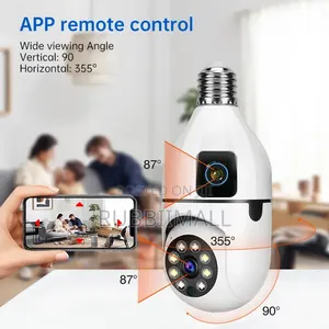 WiFi Panorama Bulb Camera 2 Eye