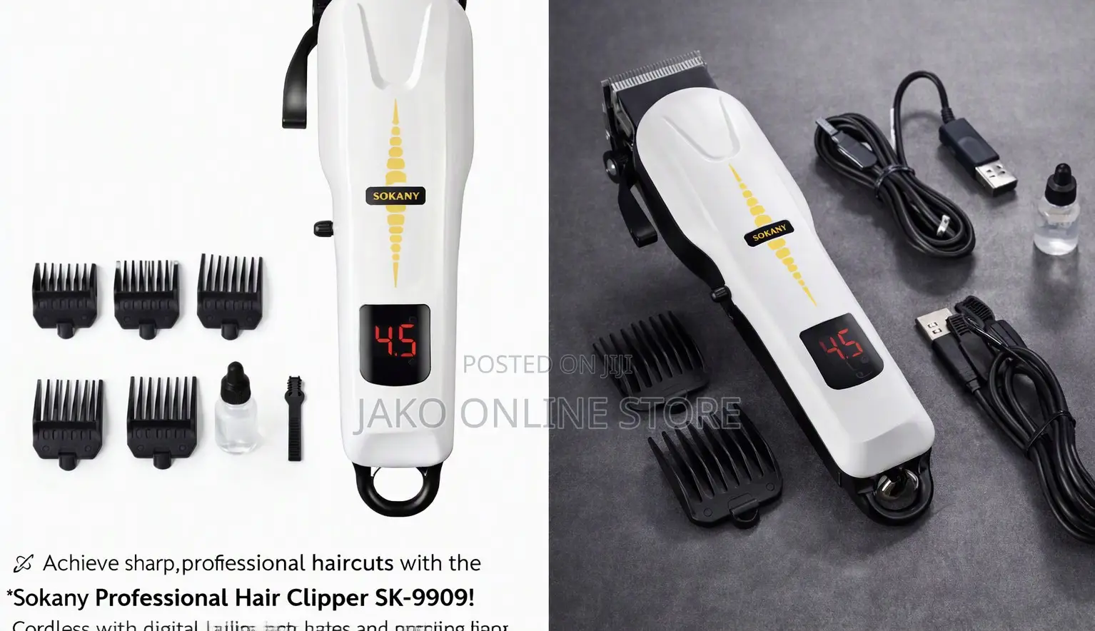 Sokany Professional Hair Clipper SK‐9909