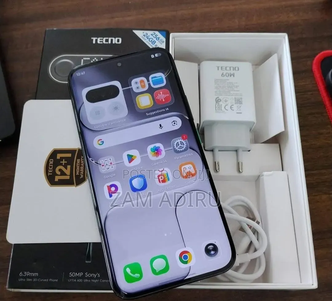 New Tecno Camon Slim 256 GB Gray