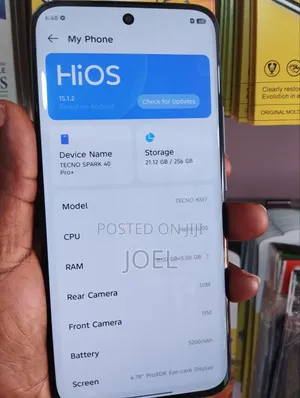 Tecno Spark 40 Pro+ 256 GB Black
