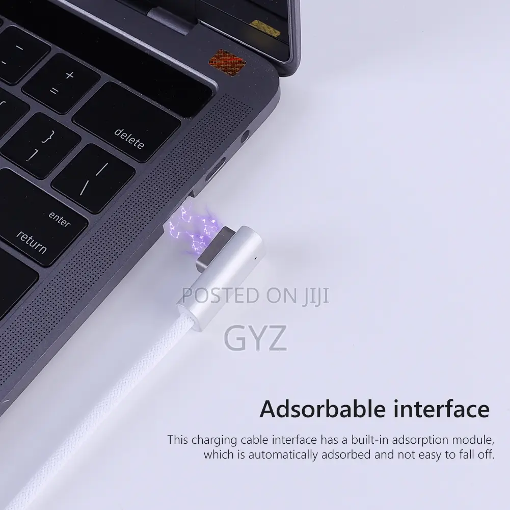 MagSafe 2 (T-Shaped) to USB-C Type-C PD Charging Cable, Cable 1.8m