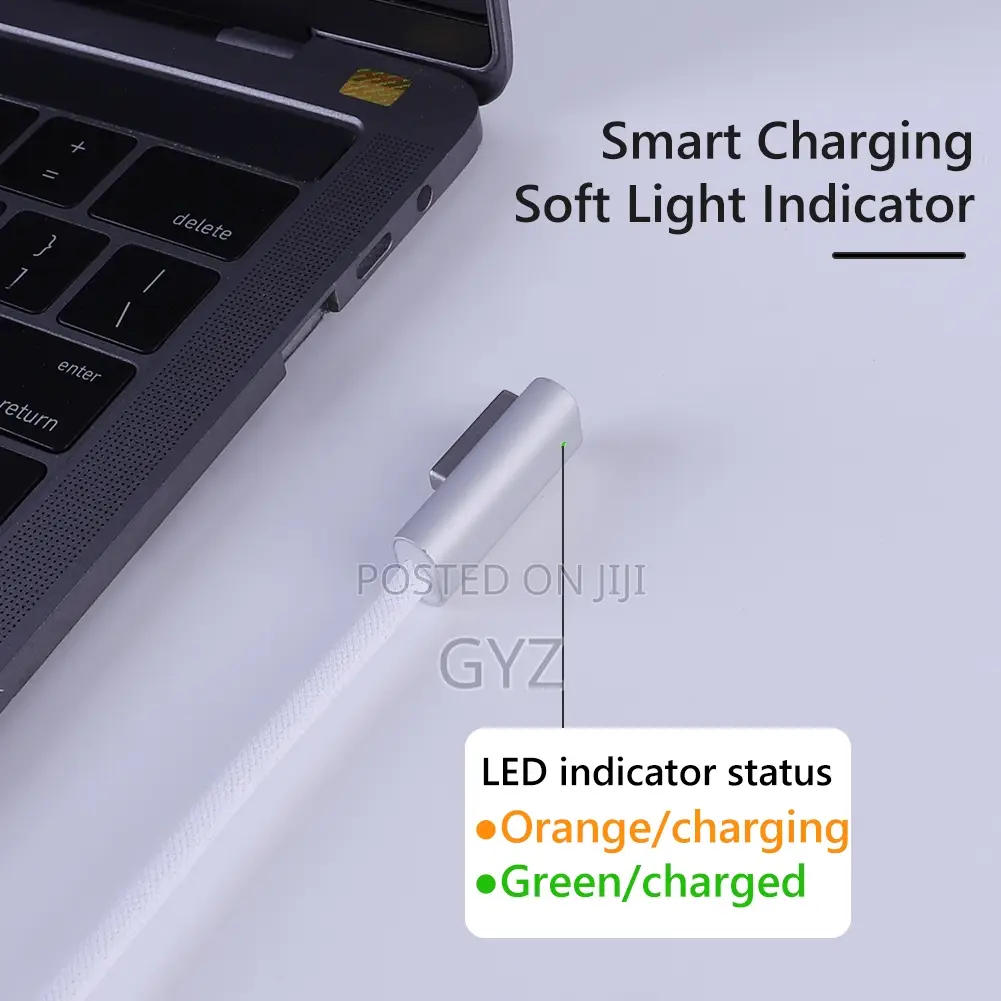 MagSafe 2 (T-Shaped) to USB-C Type-C PD Charging Cable, Cable 1.8m