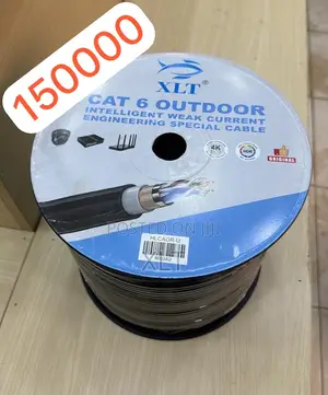XLT Cat 6 Outdoor Utp Cable 23 Awg (Double-Sheathed Pvc+pe) 305m