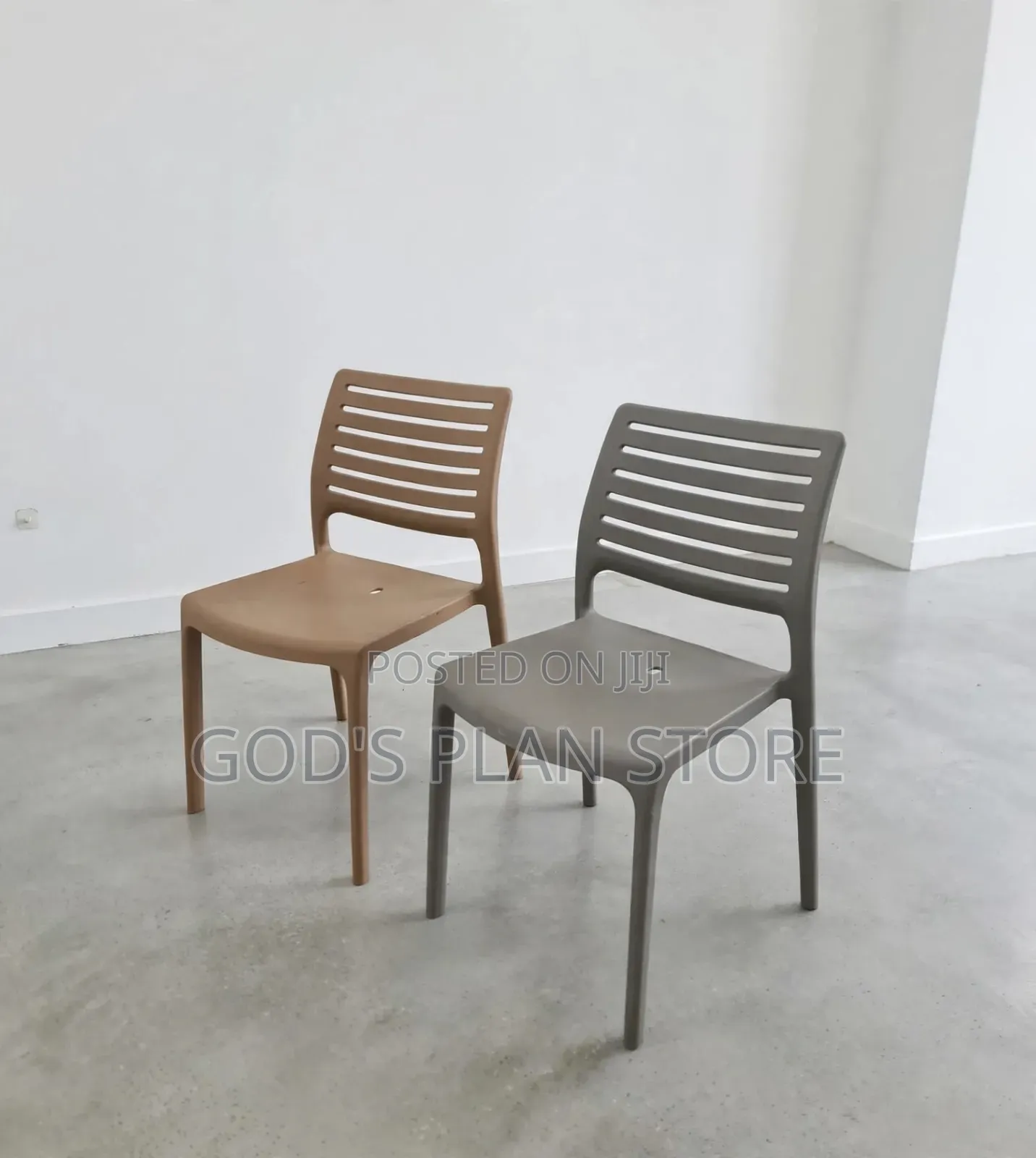 1pcs Gray Portable Plastic Chairs Plastic Chairs