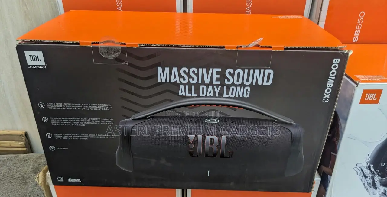 JBL Boombox 3 Portable Bluetooth Speaker
