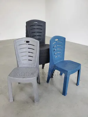 1pcs Matte Black Plastic Chairs Plastic Chairs