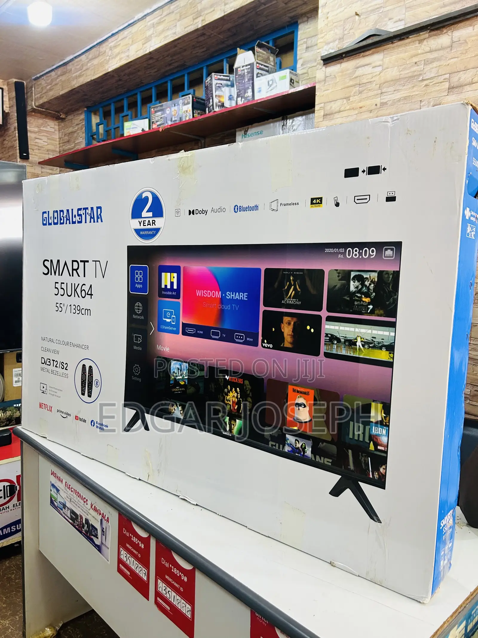 Globalstar 55 UHD 4k Smart TV
