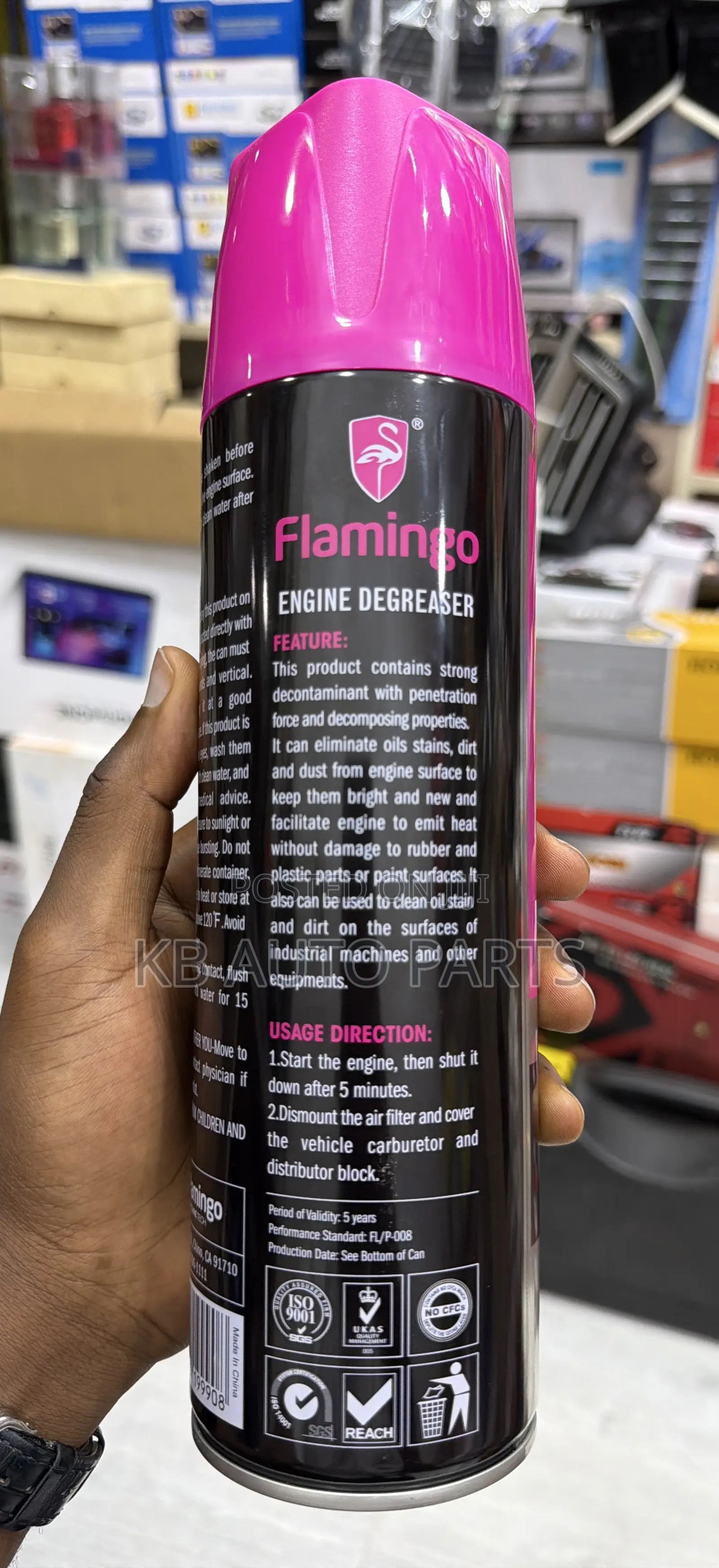 Flamingo Engine Degreaser Spray 650ml