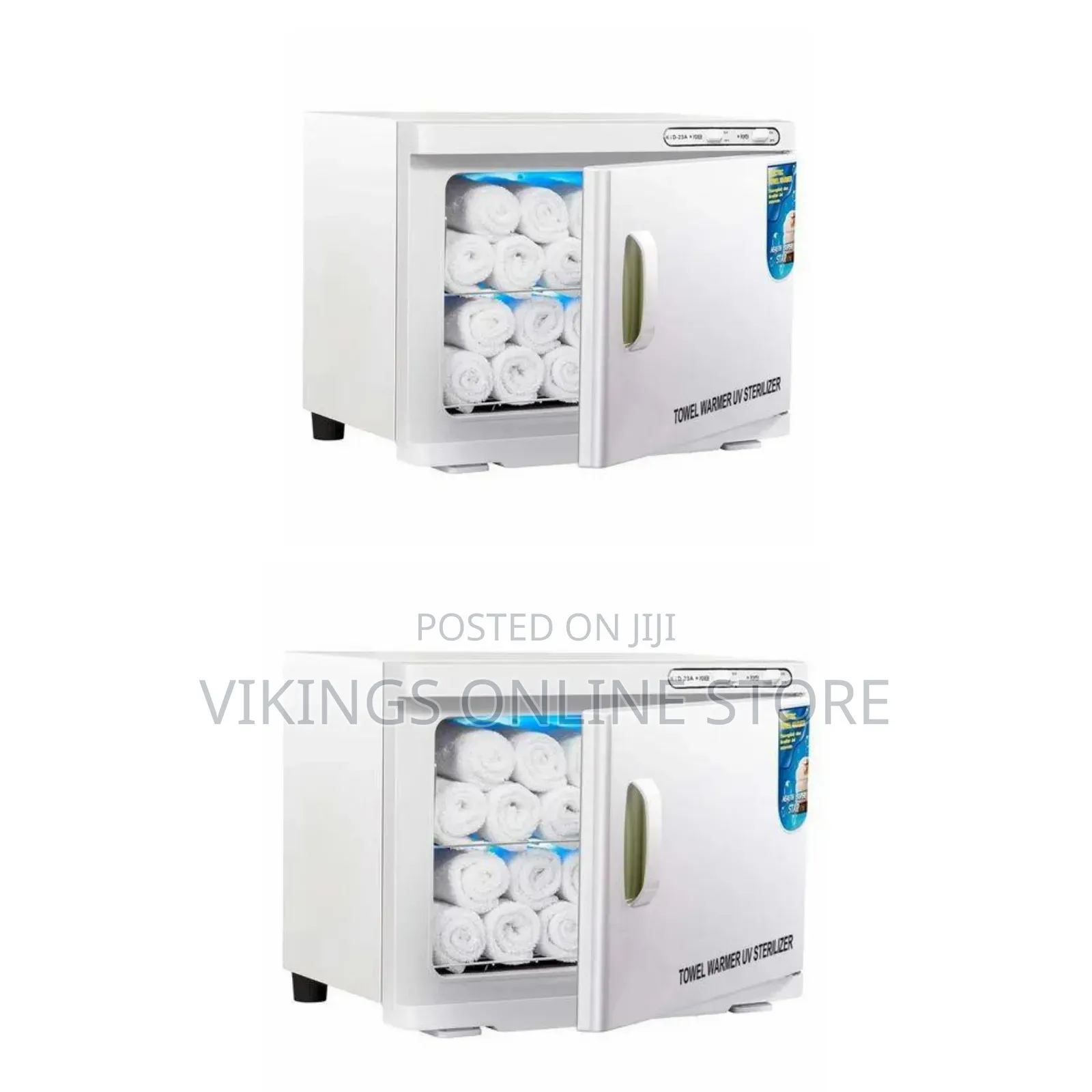 Double 23L Professional Hot Towel Warmer and UV Sterilizer Cabinet