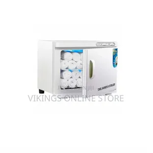 Double 23L Professional Hot Towel Warmer and UV Sterilizer Cabinet