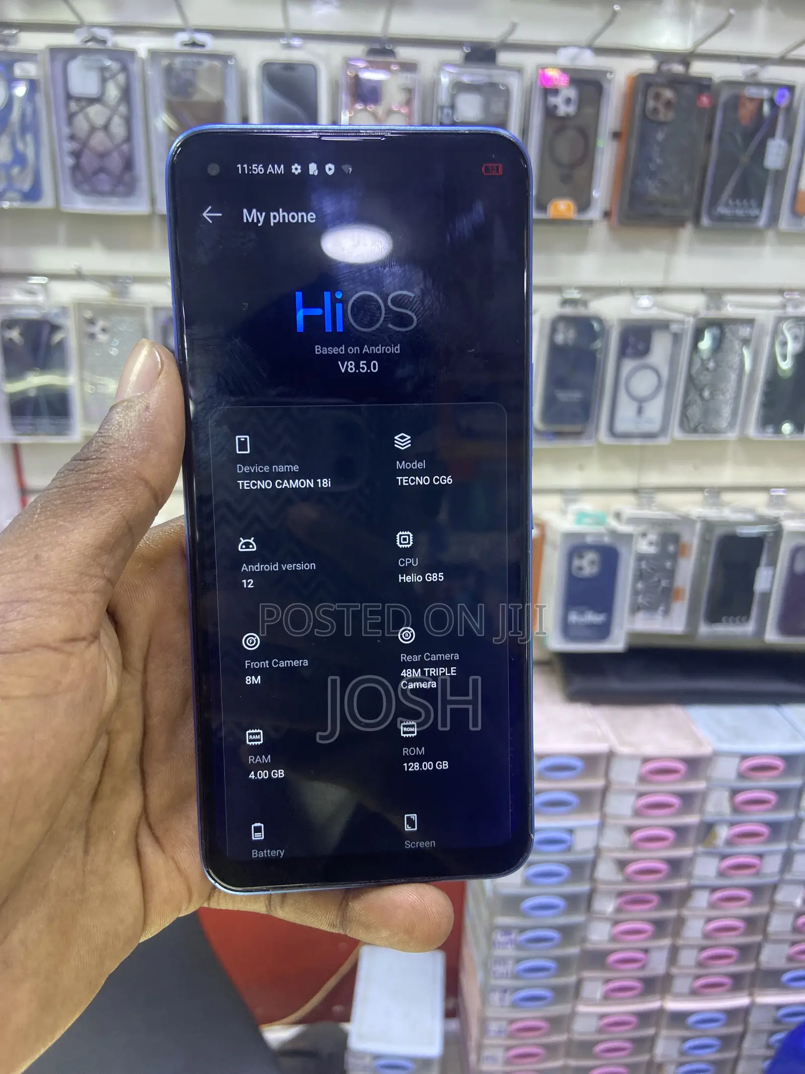 Tecno Camon 18i 128 GB Blue