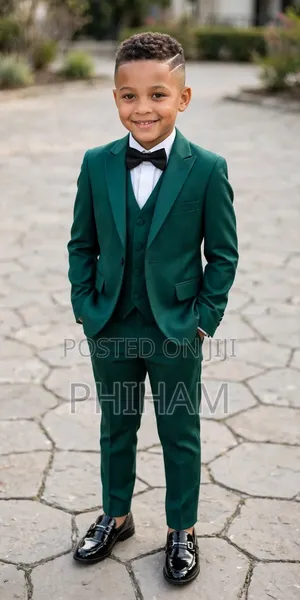 Kids/Boys Forest Green Suit