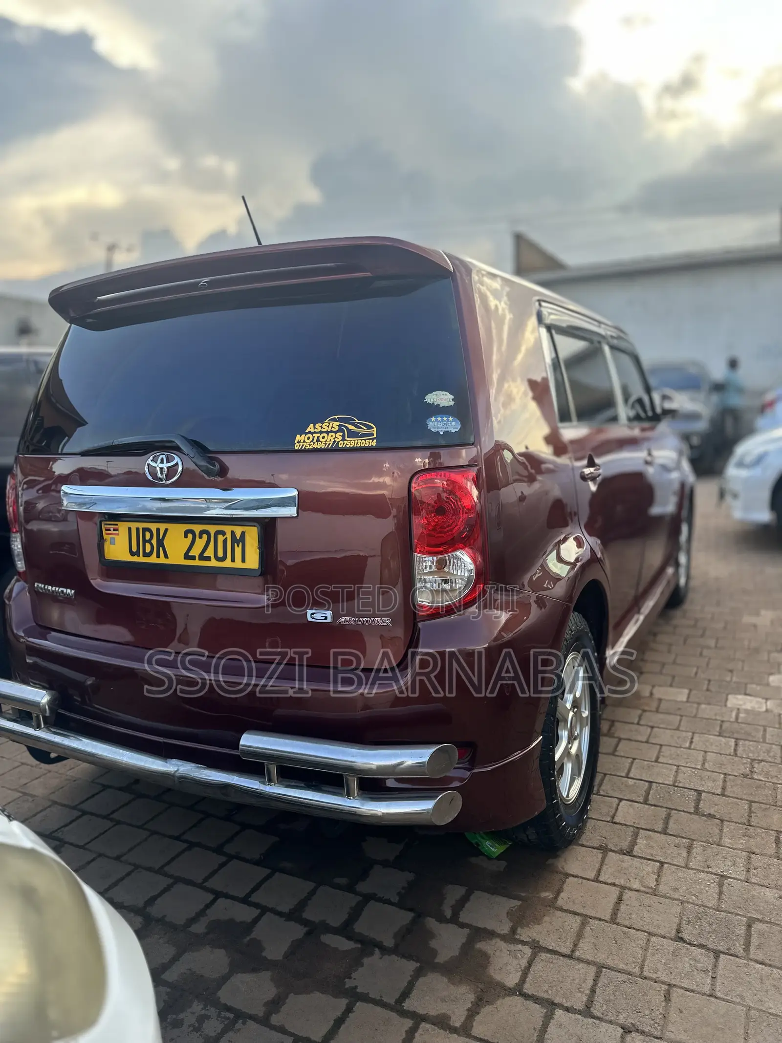 Toyota Corolla Rumion 2007 Maroon