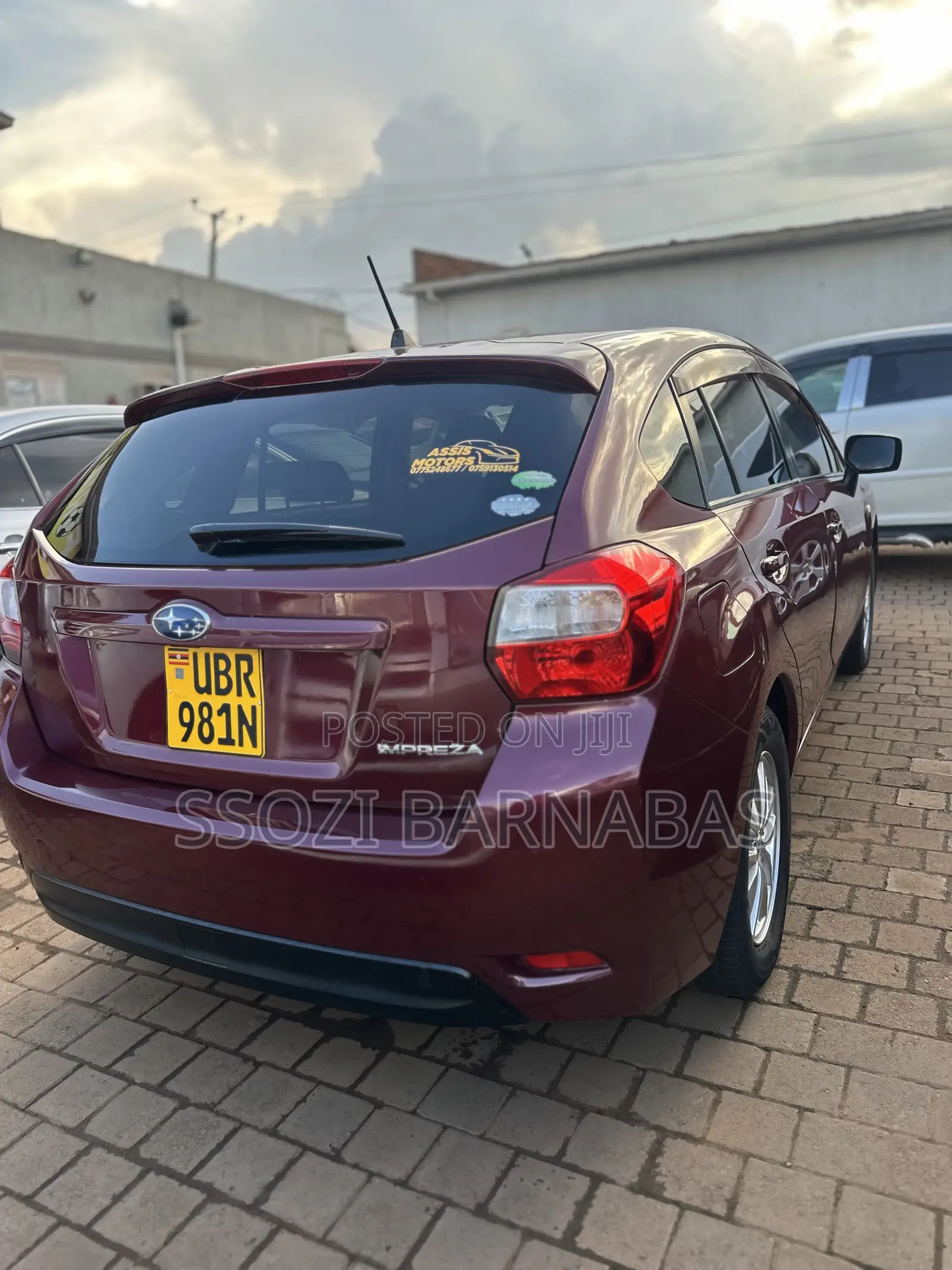 Subaru Impreza 2012 Maroon