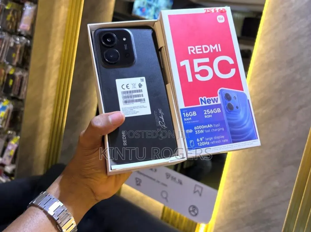 New Xiaomi Redmi 15C 4G 256 GB Black